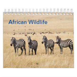 Calendario de Muro de Vida Silvestre Africano