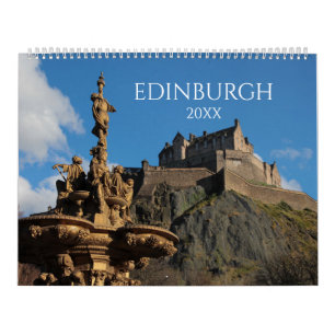 Calendario de Muro Estético de Edimburgo, Escocia