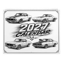 Calendario de Muscle Car Hot Rod 2027
