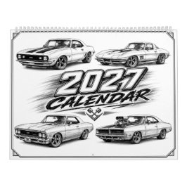 Calendario de Muscle Car Hot Rod 2027