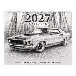 Calendario de Muscle Car Hot Rod 2027