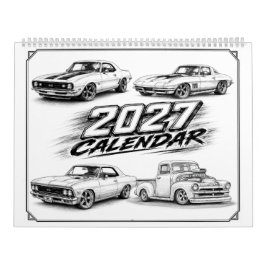 Calendario de Muscle Car Hot Rod 2027