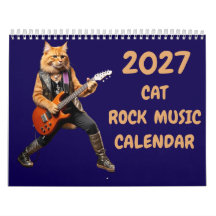 Calendario de Música Rock de Gatos