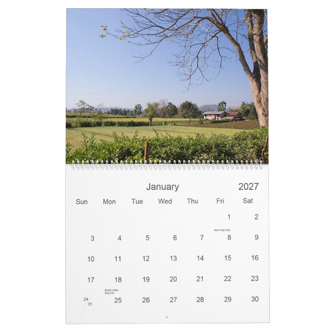 Calendario de Myanmar 2011 (Jan 2027)