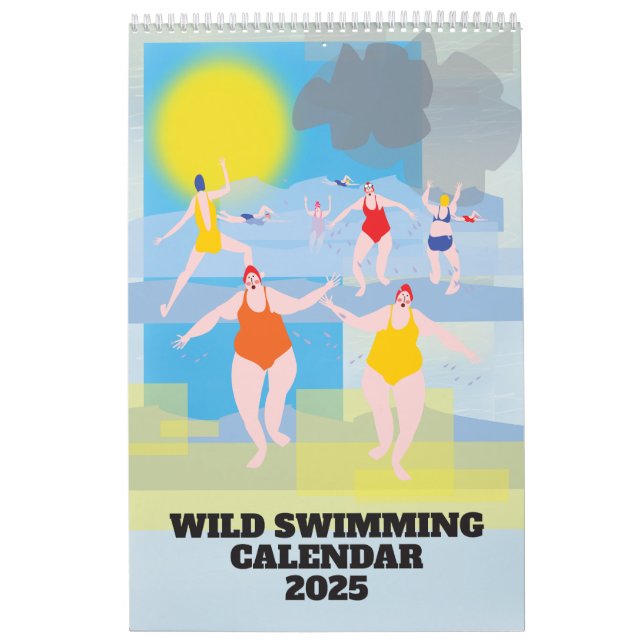 CALENDARIO DE NADAR SALVAJE 2025 (Tapa)