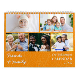 Calendario de Naranjas multifotográficos de famili