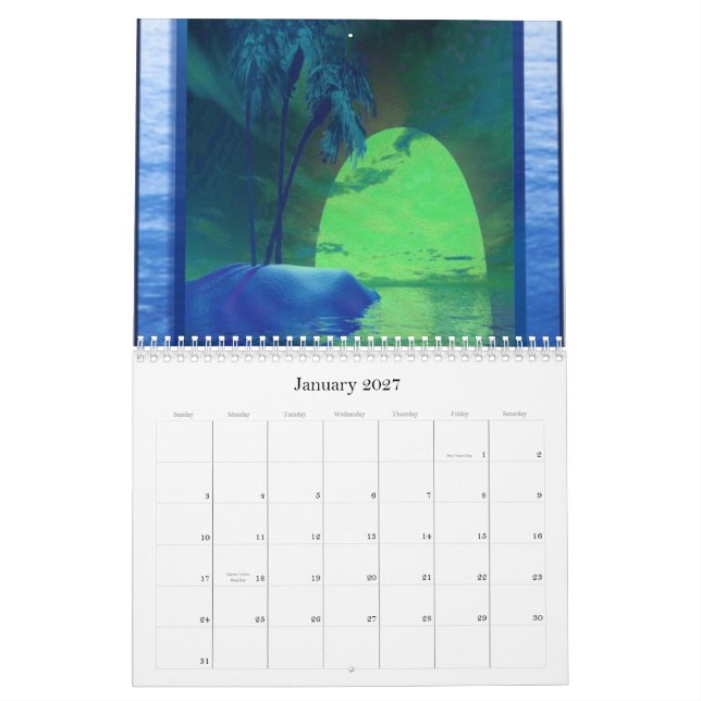 Calendario de Naturaleza 2009 (Jan 2027)