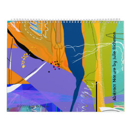 Calendario de naturaleza abstracta