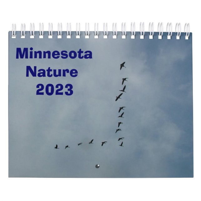 Calendario de Naturaleza de Minnesota 2023 (Tapa)