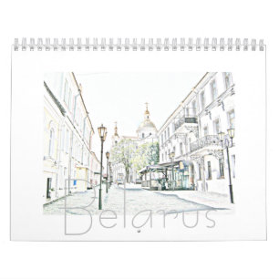 Calendario de naturaleza paisajística de la arqui