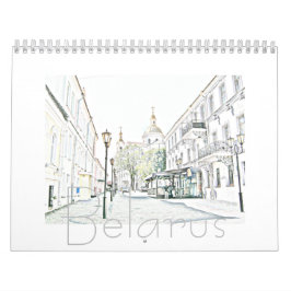 Calendario de naturaleza paisajística de la arquit