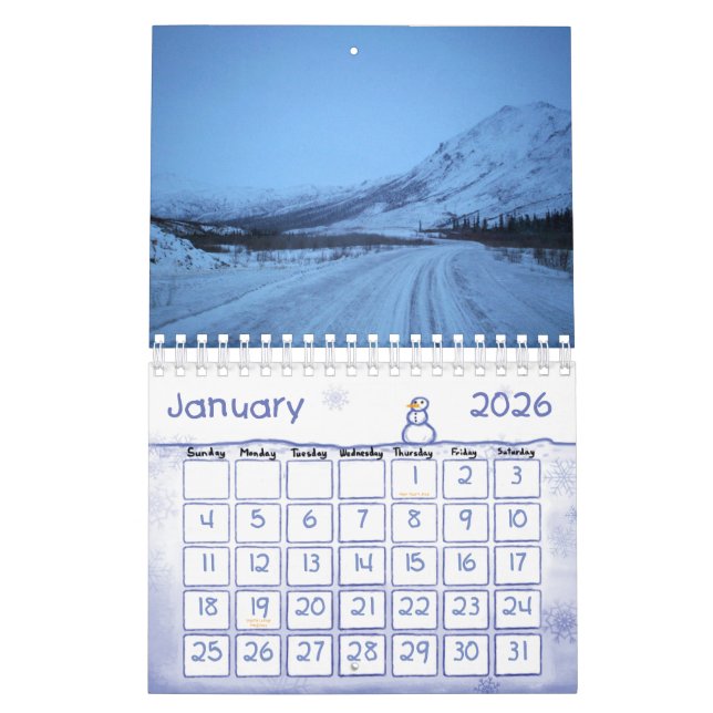 Calendario de Naturaleza y Paisajes 2012 (Jan 2026)