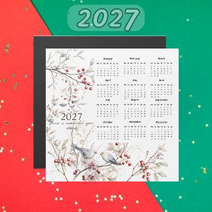 Calendario de Navidad Bayas de Invierno Pájaros 20