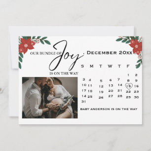 Calendario de navidades Anuncios de embarazo