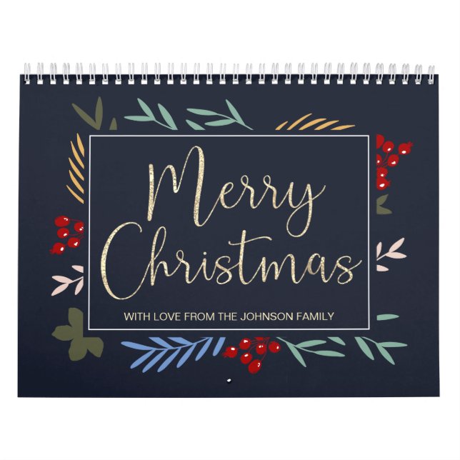 Calendario de Navidades de fotos personalizadas (Tapa)