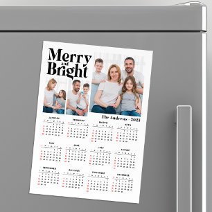 Calendario de Navidades fotográficos de la familia