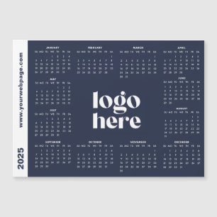 Calendario de Navy Blue Aquí 2025