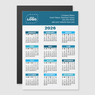 Calendario de Negocios con Logo Personalizado 2026