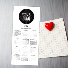 Calendario de negocios de 2024 Añada su logotipo