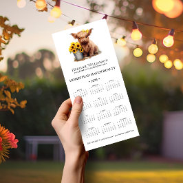 Calendario de negocios de vacas magnéticas de High
