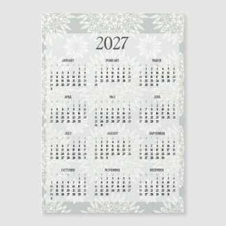 Calendario de nevera floral 2027