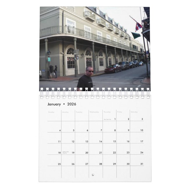 Calendario de New Orleans (Jan 2026)