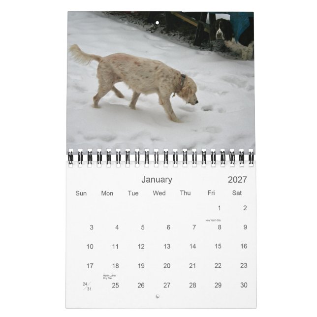 Calendario de nuestro paquete 2012, pequeño (Jan 2027)