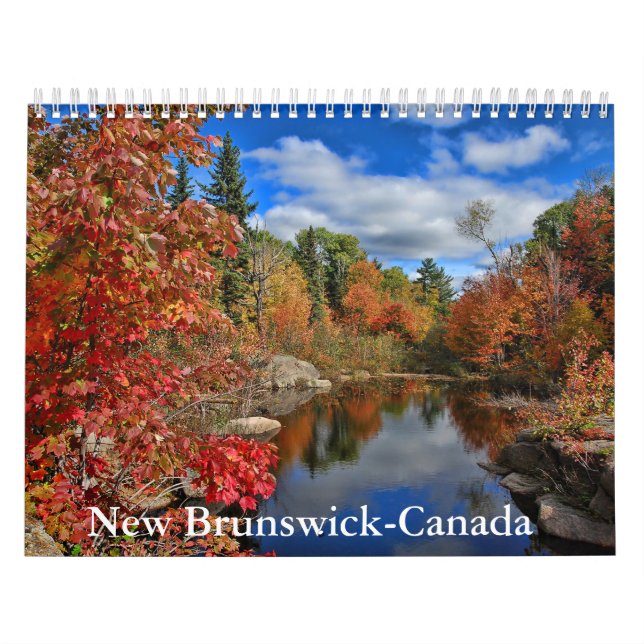 Calendario de Nueva Brunswick-Canadá (Tapa)