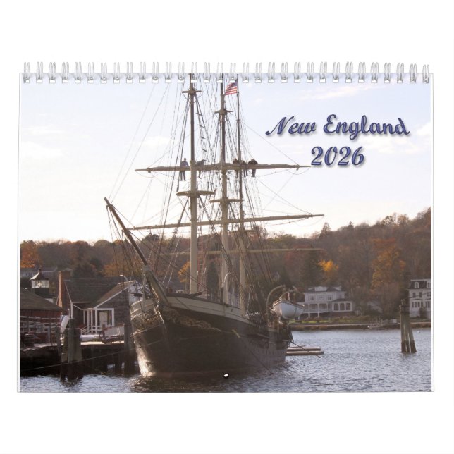 Calendario de Nueva Inglaterra 2026 (Tapa)