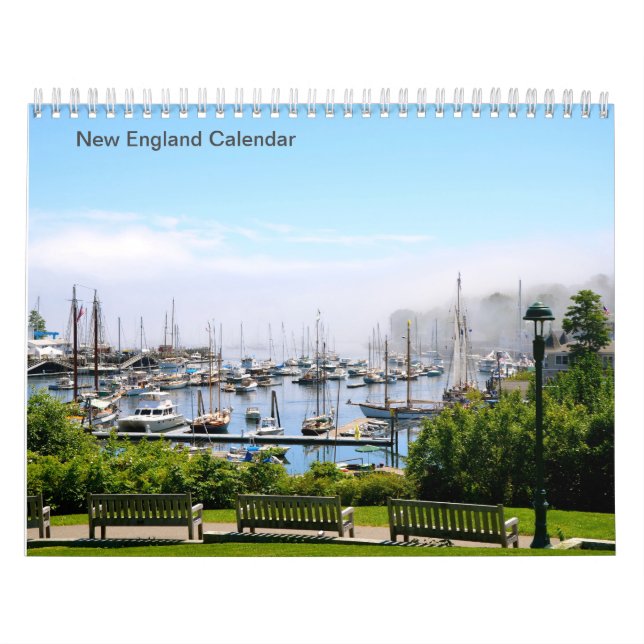Calendario de Nueva Inglaterra de 2024 (Tapa)