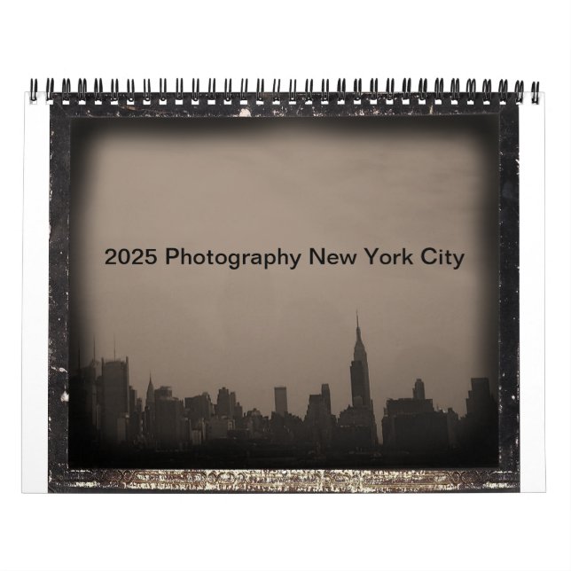 Calendario de Nueva York de 2025 (Tapa)