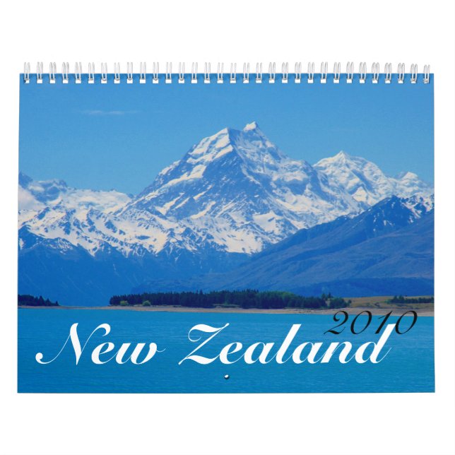 Calendario de Nueva Zelanda 2010 (Tapa)