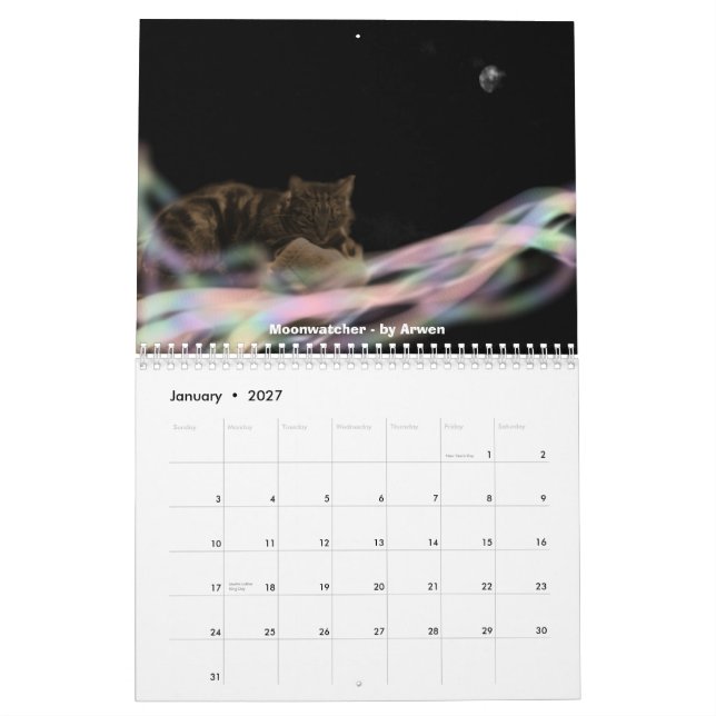 calendario de Obernewtyn.net 2011 (Jan 2027)