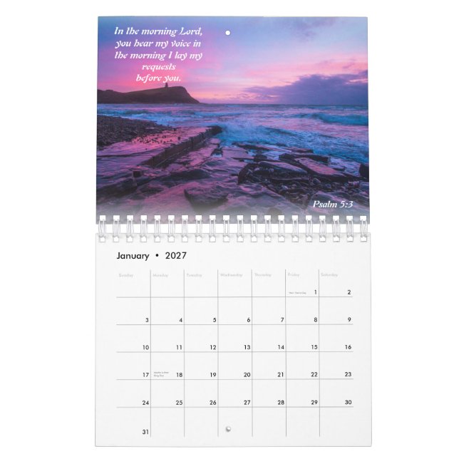 Calendario de Océanos de Amor 2026 (Jan 2027)