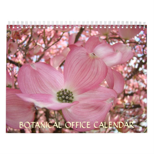 CALENDARIO DE OFICINA BOTÁNICO Flores Regalos Ofic (Tapa)