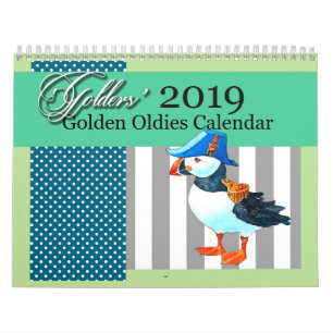 Calendario de oro de los Oldies de Golders 2019