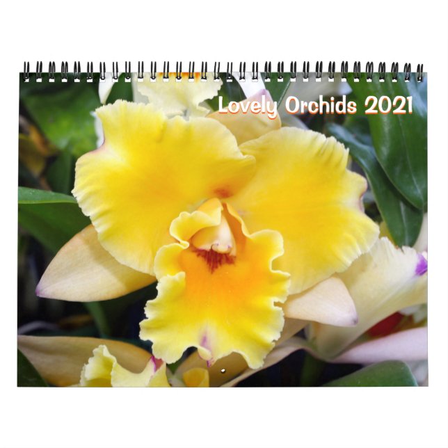 Calendario de Orquídeas 2021 (Tapa)