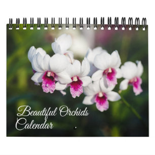 Calendario de Orquídeas de Tamaño Pequeño