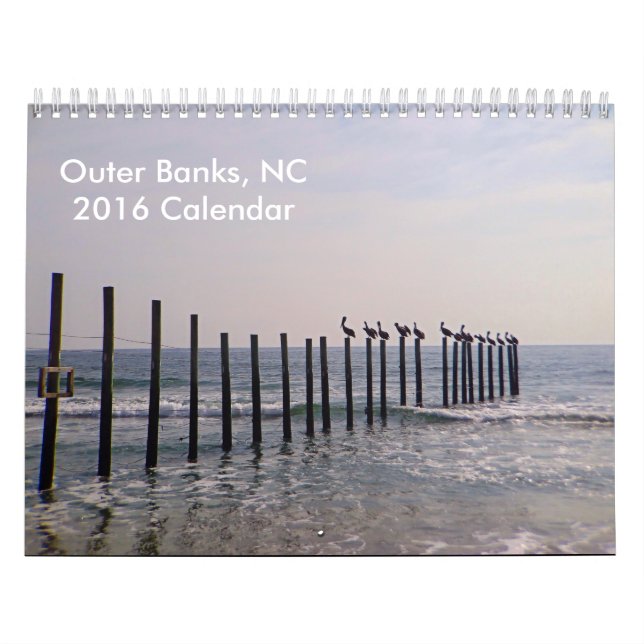 Calendario de Outer Banks 2016 (Tapa)