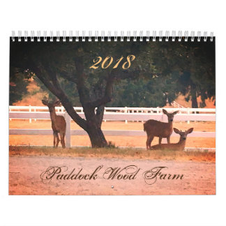 Calendario de Paddock Wood Farm 2018