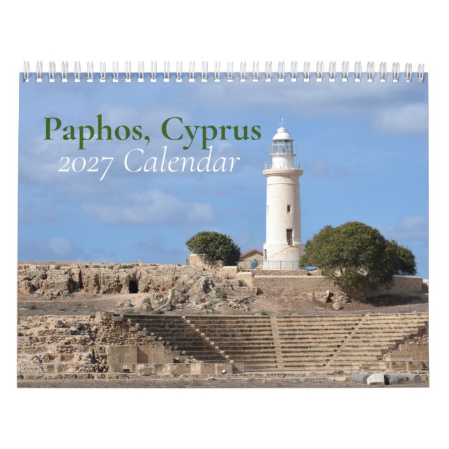 Calendario de Pafos Chipre 2026 (Tapa)