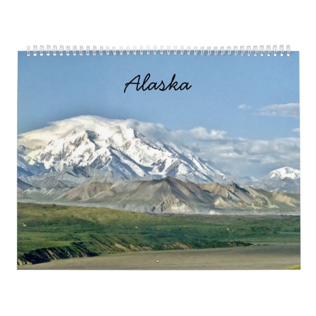 Calendario de paisaje de Alaska (Tapa)