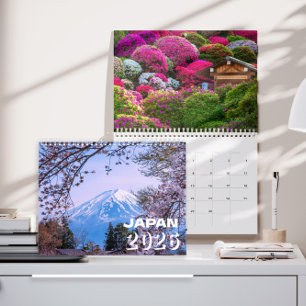 Calendario de paisajes botánicos de Japón 2026