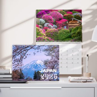 Calendario de paisajes botánicos de Japón 2026