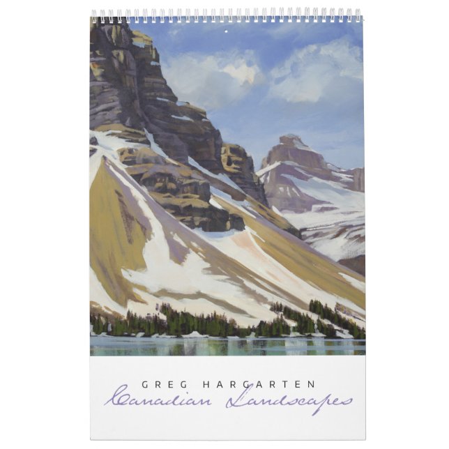 Calendario de paisajes canadiense Greg Hargarten (Tapa)