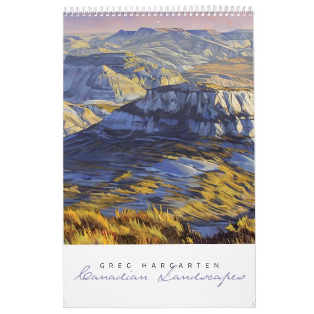 Calendario de paisajes canadiense Greg Hargarten (Tapa)
