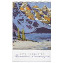 Calendario de paisajes canadiense Greg Hargarten