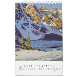 Calendario de paisajes canadiense Greg Hargarten