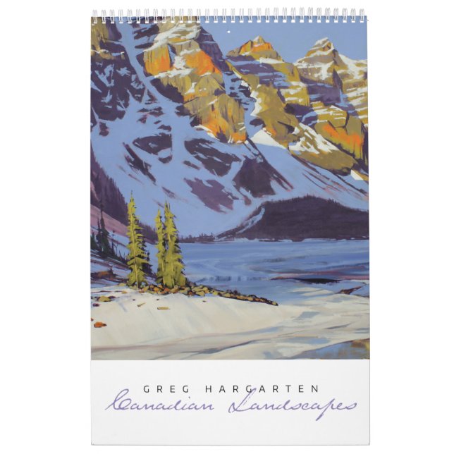Calendario de paisajes canadiense Greg Hargarten (Tapa)