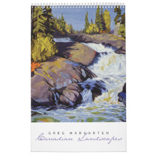 Calendario de paisajes canadienses de Greg Hargart